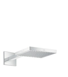 Dušo galva su laikikliu iš sienos AXOR ShowerSolutions 240/240 1jet, chromo spalvos