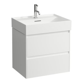 Spintelė praustuvui Laufen LANI 585x440x530 mm, 2 stalčiai, tinka praustuvams 10083/817433/810333, spalva - balta matinė