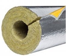 Vamzdžių termoizoliacinis mineralinės vatos kevalas ISOVER ULTIMATE Protect 1000 S ALU Dn76x30