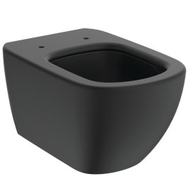 Unitazas Ideal Standard Tesi, Aquablade pakabinamas, spalva - juoda matinė