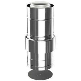 Kamino prailginimas su oro pratekėjimu Ø80/125 FC-C plienas
