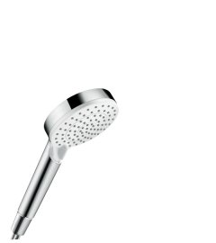 Rankinė dušo galva HANSGROHE Crometta 100, Vario, EcoSmart, spalva - balta/chromo (white/chrome)