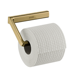 Tualetinio popieriaus laikiklis AXOR Universal Softsquare, šlifuoto aukso spalvos (Brushed Gold Optic)