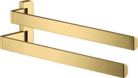 Rankšluosčių laikiklis AXOR Universal Softsquare, poliruoto aukso spalva (Polished Gold Optic)