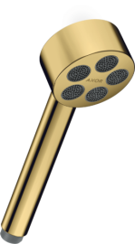 Rankinė dušo galva AXOR One 75 1jet EcoSmart, poliruoto aukso spalvos (Polished Gold Optic)