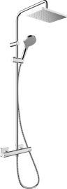 Termostatinė dušo sistema HANSGROHE Vernis Shape 230, 1 srovės, EcoSmart, spalva - chromo (chrome)