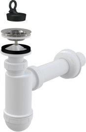 Praustuvo sifonas Alcadrain A41C, su ventiliu, DN40/32