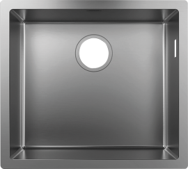 Nerūdijančio plieno plautuvė Hansgrohe S719-U500, montuojama iš apačios, 500 mm