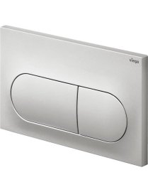 WC mygtukas Viega Prevista Visign for Life 6, matinės chromo spalvos plastikas