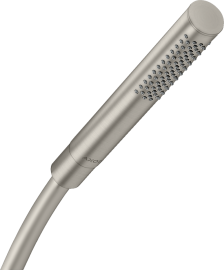 Rankinė dušo galvutė AXOR Starck 1jet EcoSmart, nerūdijančio plieno spalvos (Stainless Steel Optic) 