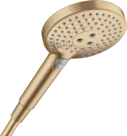 Rankinė dušo galva HANSGROHE Raindance Select S 120, 3 srovių, spalva - šlifuotos bronzos (brushed bronze)