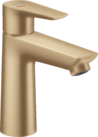 Praustuvo maišytuvas HANSGROHE Talis E 110 CoolStart be dugno vožtuvo, spalva - šlifuotos bronzos