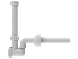 Sifonas praustuvui arba bidė DN40х5/4", su nešvarumų pravala