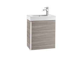 Spintelė su praustuvu Roca UNIK MINI 450x250x575 mm, 1 durelės, spintelės spalva - tekstūrinis smėlis
