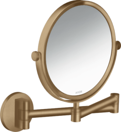 Kosmetinis veidrodis AXOR Universal Circular, šlifuotos bronzos spalvos (Brushed Bronze)