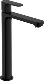 Praustuvo maišytuvas HANSGROHE Rebris S 240 CoolStart, su dugno vožtuvu, spalva - juoda matinė (matt black)