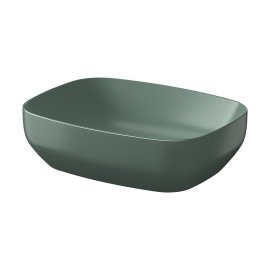 Praustuvas Larga 50x38 montuojamas ant stalviršio green matt
