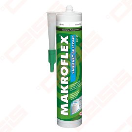 Silikonas MAKRO SX101 sanitarinis BESPALVIS 300 ml 