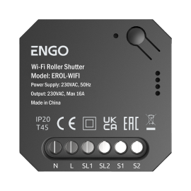 ENGO žaliuzių EROL-WIFI relė 16A WiFi