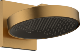 Dušo galva su laikikliu iš sienos HANSGROHE Rainfinity 250, 1 srovės, EcoSmart, spalva - šlifuotos bronzos (brushed bronze)