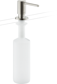Įmontuojamas skysto muilo/indų ploviklio dozatorius AXOR Uno, 500 ml, nerūdijančio plieno spalvos (Stainless Steel Finish)
