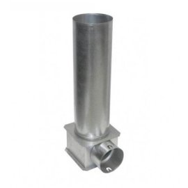 Dėžutė difuzoriaus plieninė DN125-1x75+(nuimama)