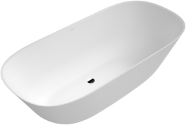 Vonia Theano 175x80 stone white, laisvai pastatoma