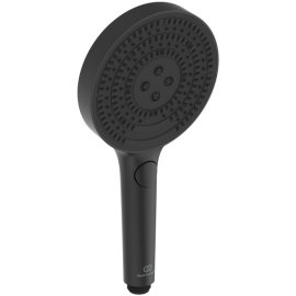 Galva rankinio dušo Ideal Standard Solos, Ø130 mm, 3 funkcijos, juoda matinė