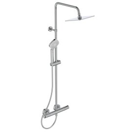 Dušo sistema IDEAL STANDARD Ceratherm100. Komplekte termostatinis maišytuvas,200x200mm lietaus dušo galva(metalinė),110mm 3funkcijų dušas, 1750mm žarna