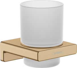 Dantų šepetėlių laikiklis Hansgrohe AddStoris, šlifuotos bronzos spalva (Brushed Bronze)