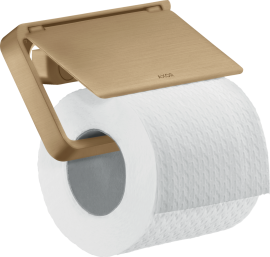 Tualetinio popieriaus laikiklis AXOR Universal Softsquare, šlifuotos bronzos spalva (Brushed Bronze)