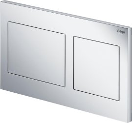WC mygtukas Viega Prevista Visign for Style 21, chromuotas plastikas