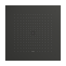Dušo galva HANSGROHE Raindance E 400x400, 1 srovės, montuojama į lubas, spalva - šlifuoto juodo chromo (brushed black chrome)