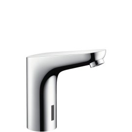 Bekontaktis praustuvo maišytuvas HANSGROHE Focus 130, sumaišytam vandeniui, maitinimas baterijomis