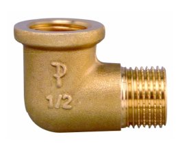 Alkūnė 90°  PATTARONI 3/4", žalvaris