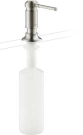 Įmontuojamas skysto muilo/indų ploviklio dozatorius AXOR Montreux, 500 ml, nerūdijančio plieno spalvos (Stainless Steel Finish)