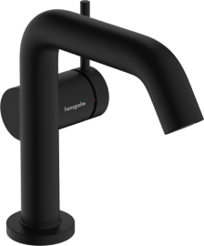 Praustuvo maišytuvas HANSGROHE Tecturis S 110 Fine CoolStart EcoSmart+, su dugno vožtuvu, spalva - juoda matinė (matt black)