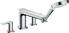 4 dalių vonios maišytuvas HANSGROHE Talis E, iš vonios krašto, spalva - chromo (chrome)