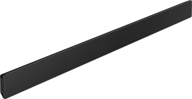 Sieninis laikiklis Hansgrohe WallStoris, 500 mm, matinis juodas