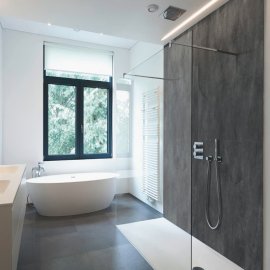 Kompozicinė plokštė VIPANEL CONCRETE BLACK 1500x2550 mm