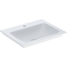 Baldinis praustuvas Geberit Aniara 60X48 cm, su skyle maišytuvui, be perpylimo angos