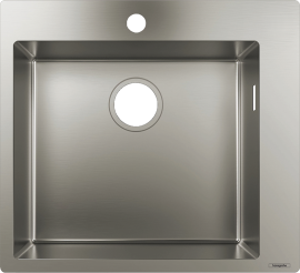 Nerūdijančio plieno plautuvė Hansgrohe S711-F450, montuojama ant stalviršio, 450 mm