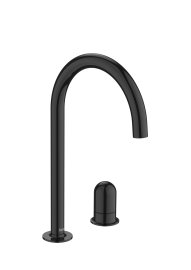 Maišytuvas praustuvui Roca NU, dviejų dalių, be dugno vožtuvo, spalva - titano juoda (Titaniusm Black)