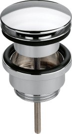 Universalus dugno vožtuvas Viega V1, 5/4", su click/clack mechanizmu, chromas