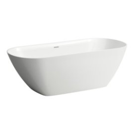 Vonia Laufen Lua, matmenys: 1700x750x540mm, laisvai pastatoma, pagaminta iš kompozicinės medžiagos Marbond