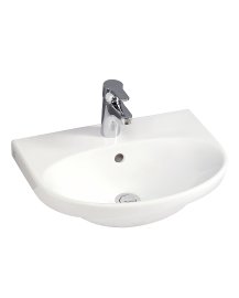 Praustuvas Gustavsberg Nautic 50cm be skylės maišytuvui C+
