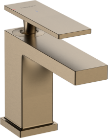 Praustuvo maišytuvas HANSGROHE Tecturis E 80 CoolStart EcoSmart+, su dugno vožtuvu, spalva - šlifuotos bronzos (brushed bronze)
