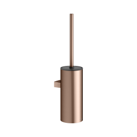 WC šepečio Laikiklis  su WC šepečiu Moll, spalva: (šlifuoto rausvo aukso/antracito brushed rose gold/anthracite)