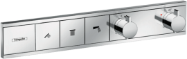 Dekoratyvinė dalis potinkiniam termostatiniam dušo maišytuvui HANSGROHE RainSelect, 3 funkcijos, spalva - chromo
