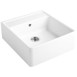 Plautuvė VILLEROY&BOCH Fregadero dalinai įleidžiama, „Ceramicplus” danga, skylė maišytuvui